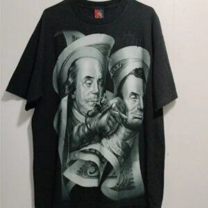 OG Abel Washington and Lincoln tee shirts size XL